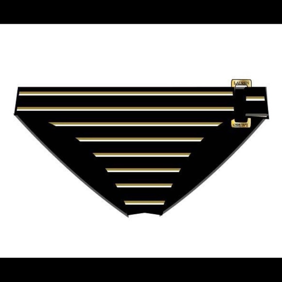 Lauren Ralph Lauren Metallic-Stripe Ring Hipster - Picture 9 of 10